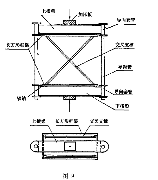 鋼管腳手架交叉支撐承載力試驗機測試要求