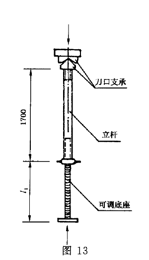 門式鋼管腳手架可調底座抗壓測試機如何做試驗？