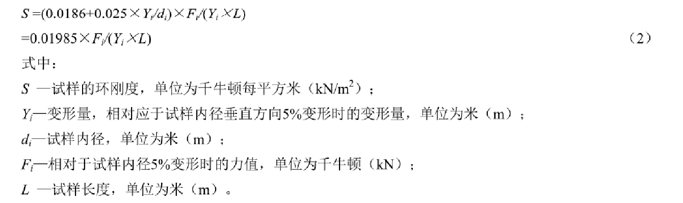 通信電纜塑料管環剛度試驗機測試方法